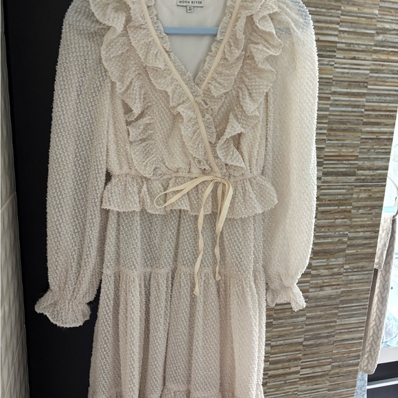 Rhode Cream Ruffle Dress - Picture 1 of 1